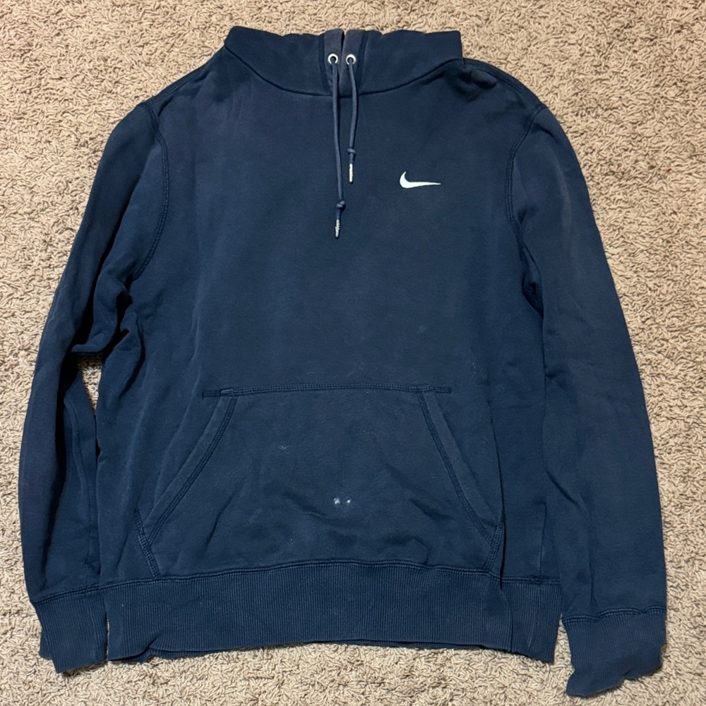 Nike Dark Blue Sweatshirt with White Logo
